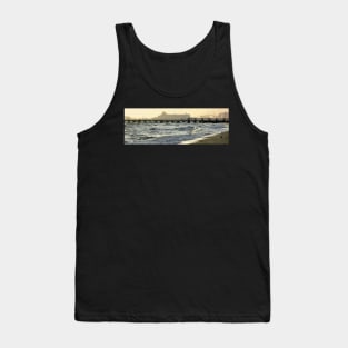 Dusk at Port Melbourne Beach Tank Top